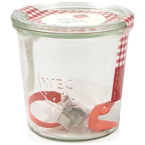 APS set 6 bicchieri Weck 0,58 l con coperchio Tirolix