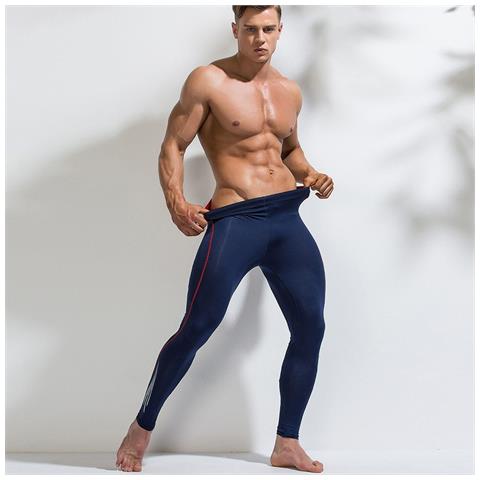 SLOWMOOSE - Pantaloni A Compressione Da Uomo - Leggings Da Palestra  Calzamaglia Da Corsa Per Abbigliamento Sportivo [ nero / M] - ePrice
