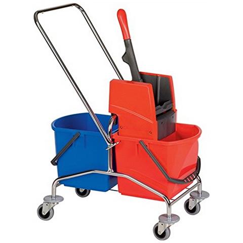 Secchio 25l per carrello Green rosso - 3EFFE srl