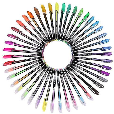Penne Gel Glitter Super Lucide - Set Da 12 Colori Per Disegnare, Colorare E Creare Con Stile - Foto 7