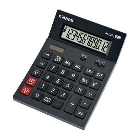 CANON pz. 1 Calcolatrice Da tavolo Ecologica AS-2200 HB 4584B001