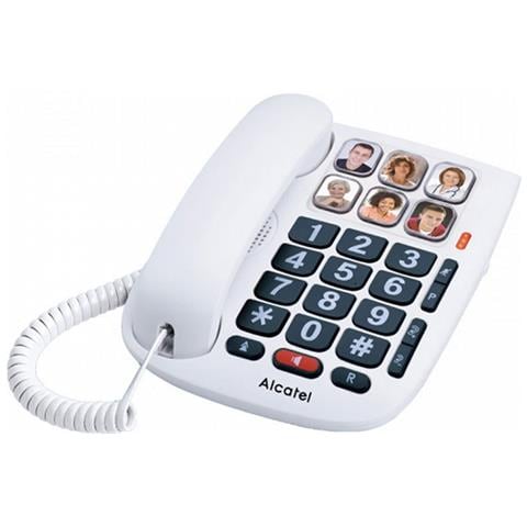 ALCATEL Telefono analogico MAX 10 Blanco