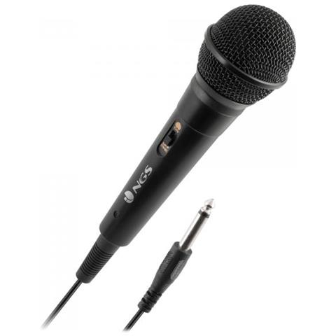 NGS Singer Fire Karaoke microphone Cablato Nero