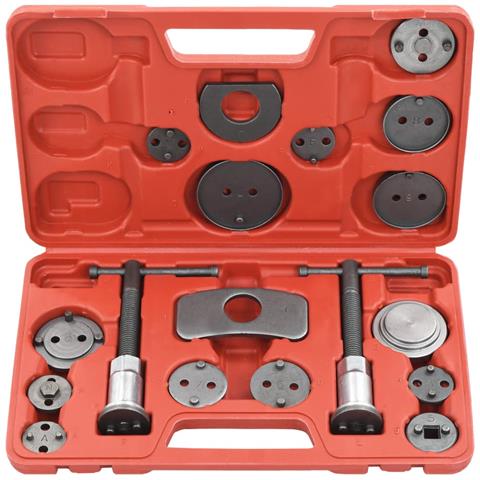 VIDAXL Kit Attrezzi 18 Pz Di Riavvolgimento Pinza Del Freno A Disco