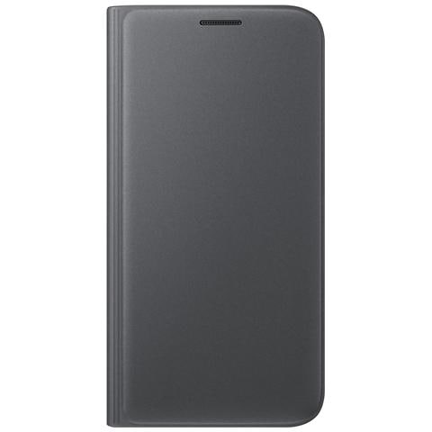 SAMSUNG Flip Wallet Cover Custodia Originale per Galaxy S7 - Nero