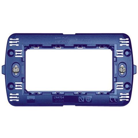 BTICINO Ln4704 - Living Light - Supporto Unico 4 Mod