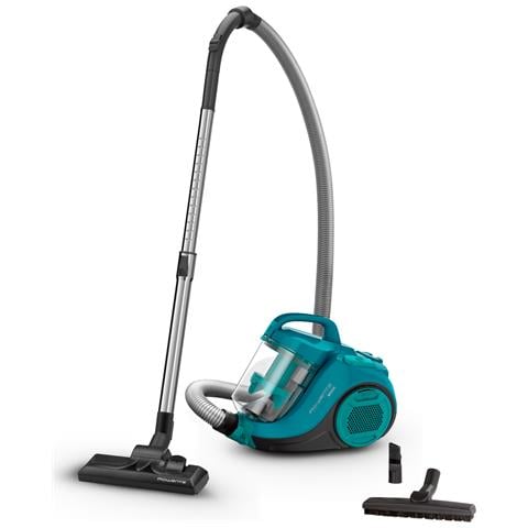 ROWENTA Swift Power Cyclonic Aspirapolvere a Traino Senza Sacchetto Potenza 800 Watt Colore Turchese