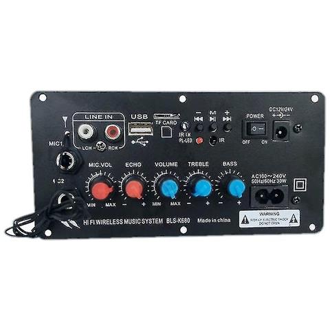 HTN Ac 220v 12v 24v Digital Bluetooth Stereo Amplificatore Scheda Subwoofer Dual
