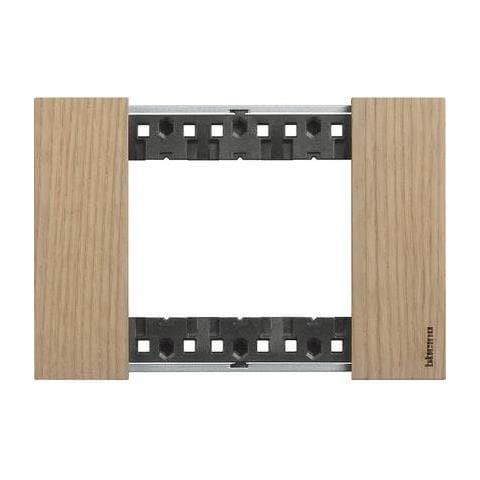 BTICINO Placca Living Now 3 Moduli Colore Legno Rovere Ka4803lm