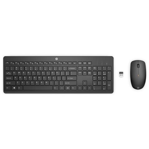 HP Tastiera e Mouse Wireless 18H24AA#ABZ  per Casa e Ufficio (Layout Italiano) Colore Nero