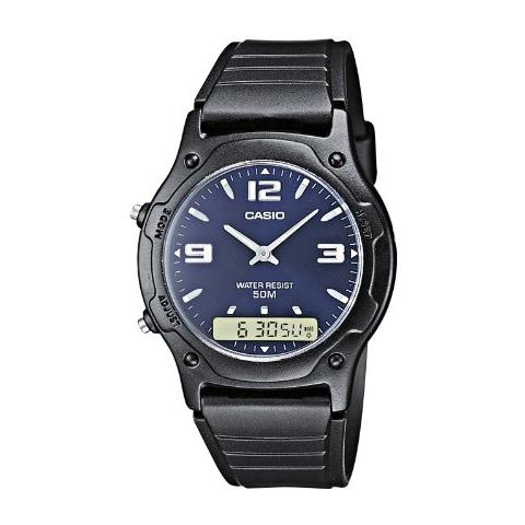 Casio - Collection Aw 49he 2avef Orologio Analogico Digitale Da Polso,  Unisex, Resina, Nero - ePrice