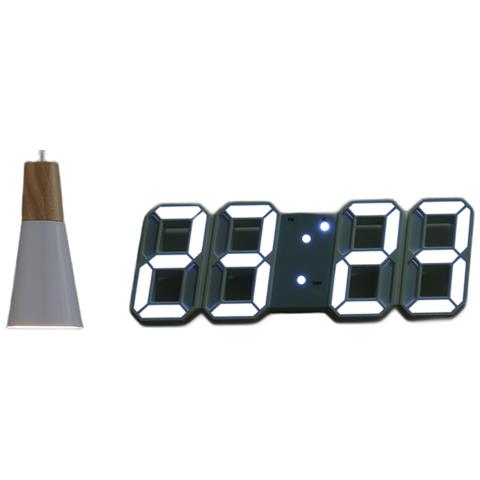 INLAW Hooqict 3d Led Digitale Grande Orologio Da Parete Design Moderno Casa Soggiorno Decorazione Data Temperatura Calendario Sveglia Orologio Da Tavolo | orologi Da Parete