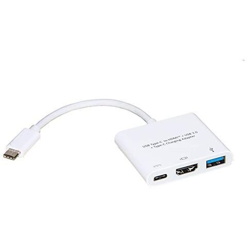 Adattatore Multiporta USB C A HDMI 4K – Hub 3 In 1 Con USB 3.0 E Ricarica PD 100W – Compatibile MacBook, Galaxy S8/S9, Tablet - 2
