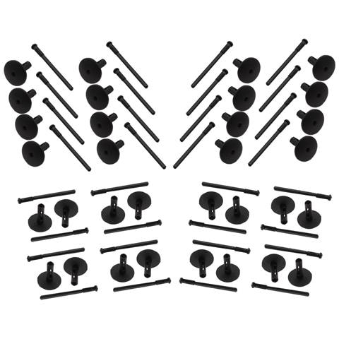 Profili Passaruota 4R Quattroerre - 4 Pezzi Da 1,5m Con Biadesivo 3M, Universali Per Auto E SUV