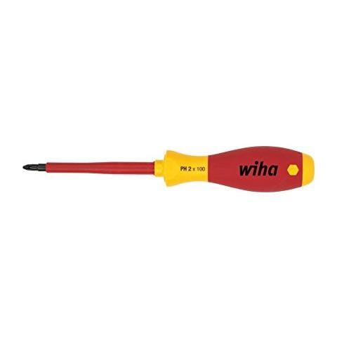Cacciavite Wiha SoftFinish ESD Con Portainserti - Bloccaggio Meccanico, Antistatico, Manico Ergonomico