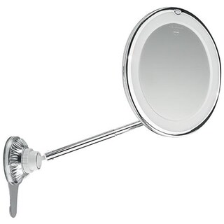 Jofel Specchio Ingranditore Telescopico 20 Cm - Doppia Faccia 1x/3x Regolabile In Altezza