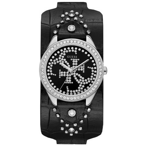 GUESS - Orologio Guess Donna Heartbreaker Cuff Pelle Nero W1140l1 - ePrice