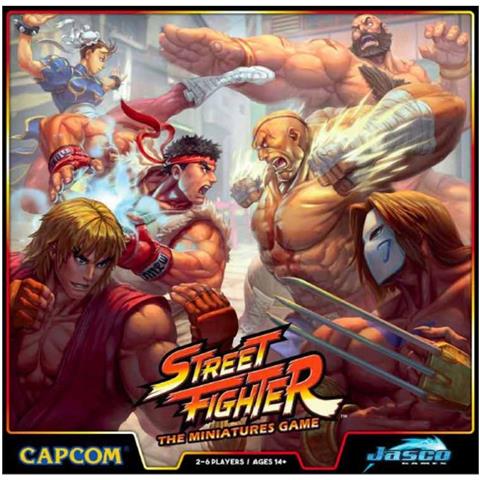 JASCO GAMES - Street Fighter The Miniatures Game Core Box Board Game ...