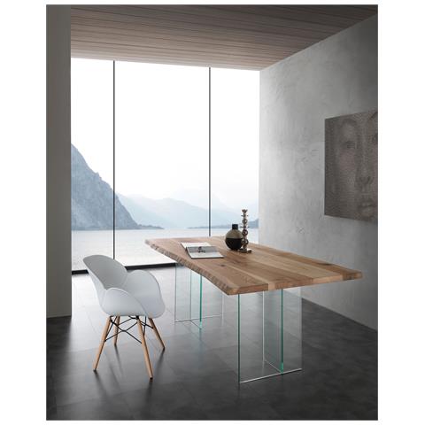 La Seggiola - Tavolo Bio-glass-massello Tinto Naturale-trasparente ... La Seggiola - Tavolo Bio-glass-massello Tinto Naturale-trasparente ...