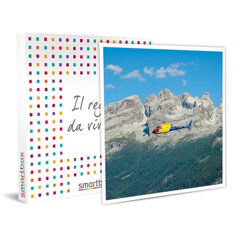 Image of Cofanetto Regalo Per Uomo - Trentino Dallalto: Tour Di Gruppo In Elicottero Di 15 Min Sull'adamello E Gruppo Del Brenta - Idee Regalo Originale Per Lui