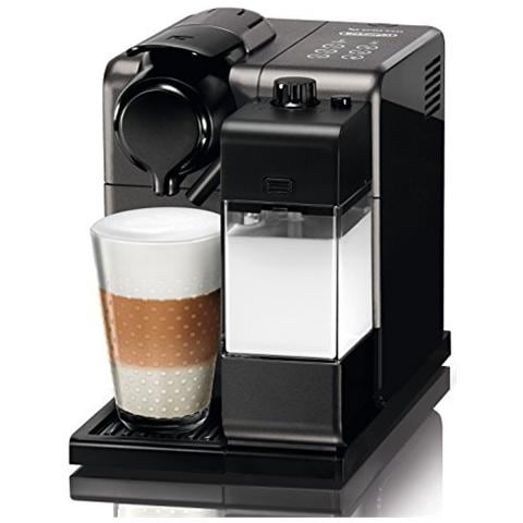 DE LONGHI EN550. BM Lattissima Macchina Caffè Nespresso Serbatoio 0,9 Litri Potenza 1400 Watt Colore Black Metal