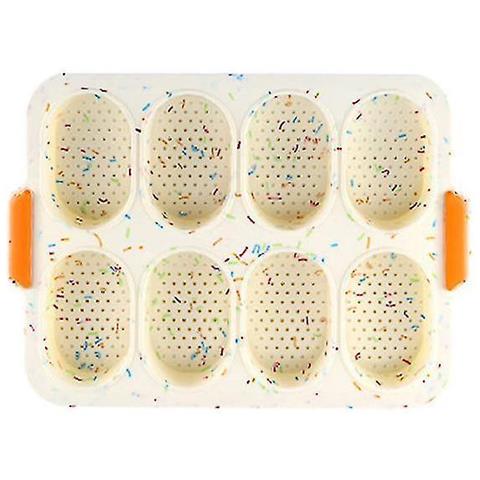 4 stampi per pane in silicone, rettangolari, antiaderente, in silicone, senza BPA, per pane, toast, torte, dimsum, ecc