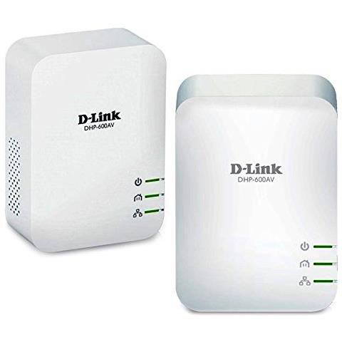D-LINK Kit PowerLine Gigabit AV2 1000 Colore Bianco