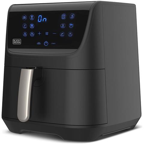 BLACK & DECKER Friggitrice BXAF5500E Capacità 5.5 Litri 1800 Watt Colore Nero