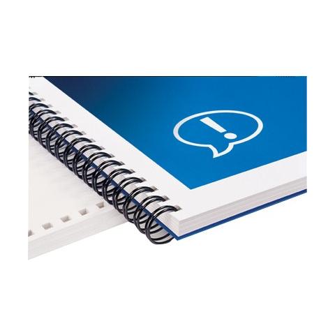 GBC conf. 100 Dorsi metallici 21 bianco 10 mm IB165283