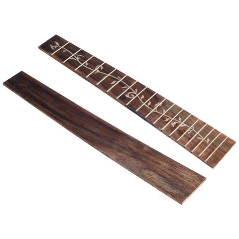 JUSTGREENBOX Ukulele Fretboard Tastiera Per 26 Pollici Albero Della Vita Rosewood Chitarra 18 Tasti Parti Fai Da Te Di Sostituzione