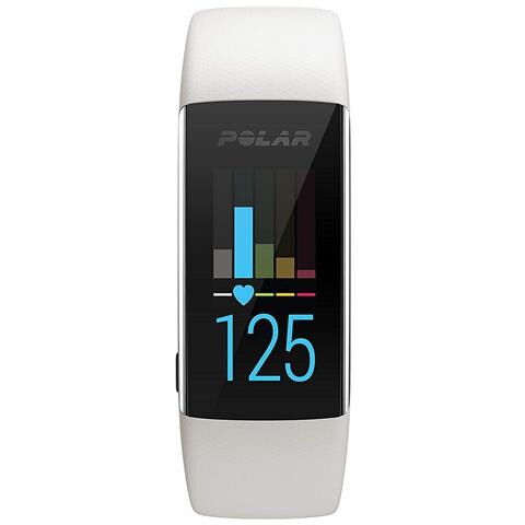 Polar Activity Tracker A370 Resistente all’acqua IP30 Bluetooth Contapassi e Cardiofrequenzimetro Taglia M / L Bianco - Europa