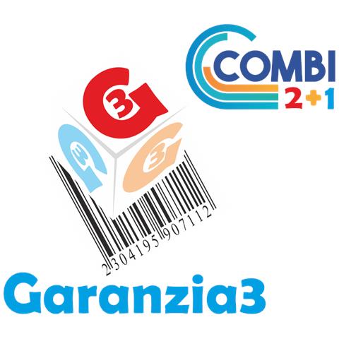 GARANZIA3 Combi 250 - Estensione Servizio Tecnico 2 anni + 1 anno danno accidentale con massimale 250 Euro