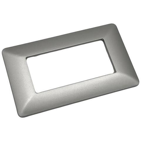 Confezione Da 5 Placche Click Bianco 1 Posto - Per Scatole Rettangolari, Compatibili Serie Magic E Laser