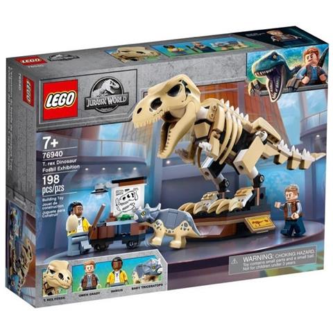 LEGO 76940 Jurassic World La Mostra del Fossile di Dinosauro T. Rex