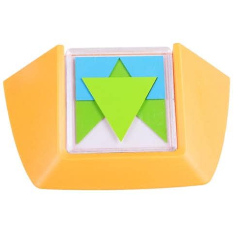Image of Code Code Puzzle Games Tangram Jigsaw Board Puzzle Giocattoli Bambini Bambini Sviluppare Logica Ragionamento Spaziale Ragionamento Giocattolo | Puzzle
