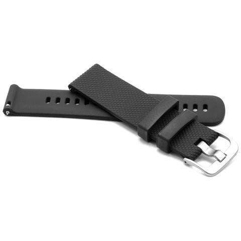Vhbw Cinturino In TPE Per Suunto D4 E D4i – Nero, 16.3+13.2 Cm, Larghezza 23mm, Ricambio Orologio Sportivo - 5