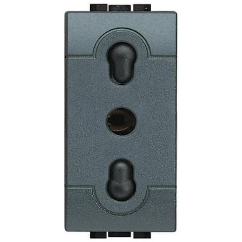 BTICINO L4180 - Living Int - Presa 2p+t 10/16a Bipasso