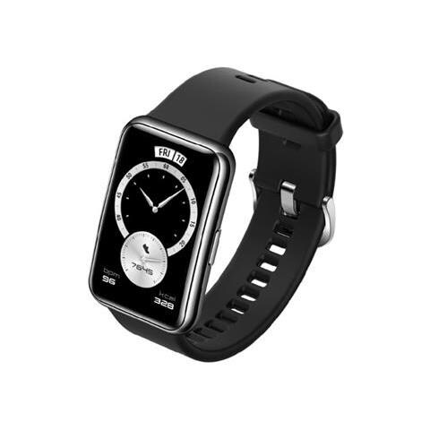 HUAWEI Watch Fit Elegant 30mm Impermeabile 5ATM Display 1.64" 4GB Bluetooth e GPS per Fitness con Pedometro e Cardiofrequenzimetro Nero - Europa