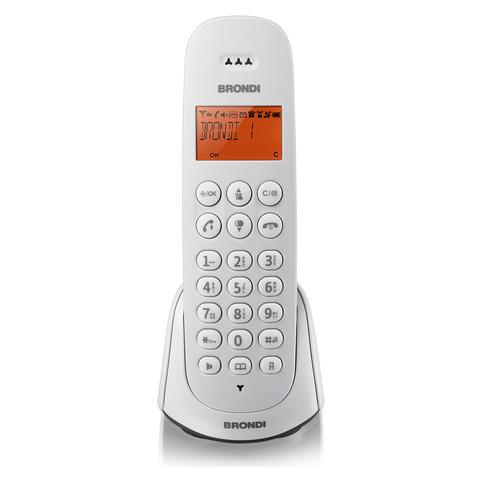 BRONDI Telefono Adara Cordless colore Bianco / Nero