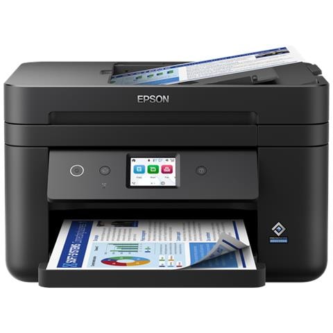 EPSON Stampante Multifunzione WorkForce WF-2960DWF Inkjet a Colori Stampa Copia Scansione Fax A4 33 ppm (B / N) 20 ppm (a Colori) Wi-Fi / Ethernet / USB