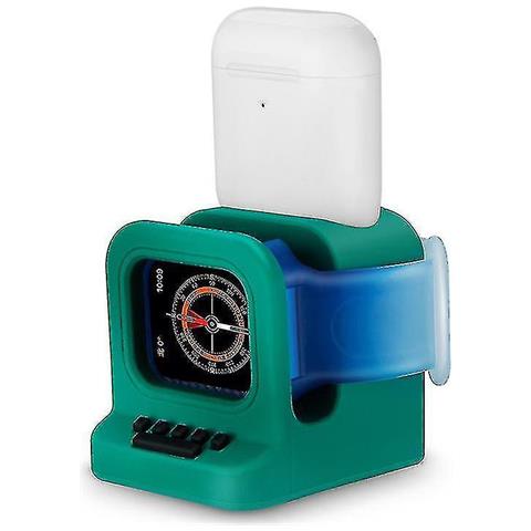 SLD Per Apple Watch Airpods 2 In 1 Base Di Ricarica In Silicone, Carica Del Telefono S