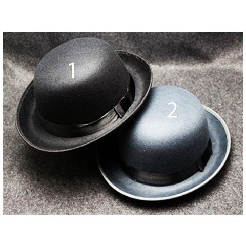 H-Tech - Cappello A Bombetta, Bowler Hat, Per Eventi E Matrimoni, Colore:  Nero Taglia unica - ePRICE