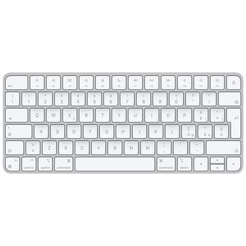 APPLE Tastiera Wireless Magic Keyboard per iPhone, iPad e Mac Bluetooth Layout Italiano Colore Bianco