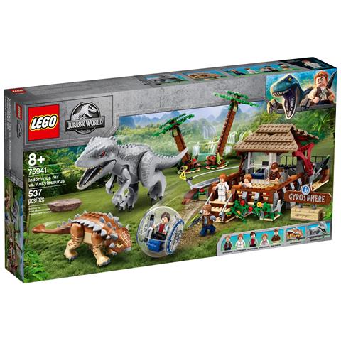 LEGO 75941 Jurassic World Indominus Rex contro Ankylosaurus