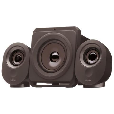 Set Altoparlanti 2.1 Canali F&D A180X - 42W, Colore Nero, Per PC E Desktop
