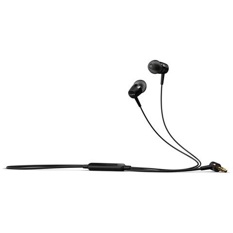 SONY Auricolari con Microfono Cablato MH750BK Colore Nero