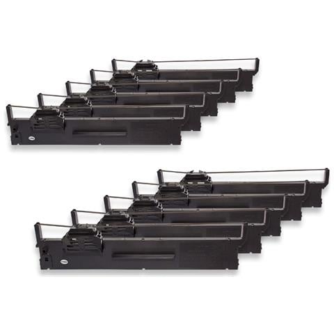 Image of 10x Nastro Nastro Di Nylon Nastro A Inchiostro Per Stampante Ad Aghi Epson Plq 22 Csm, Plq 22 Csm Usb, Plq 22 M, Plq20, Plq20k Come C13s015339.