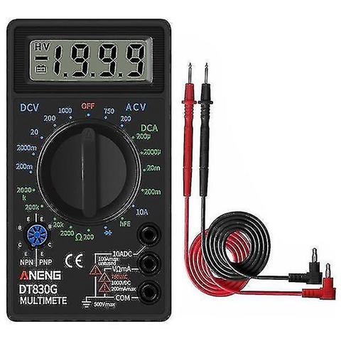 Multimetro Digitale XL830L - Tester Voltmetro, Amperometro, Ohmmetro Con LCD E Retroilluminazione - Foto 5