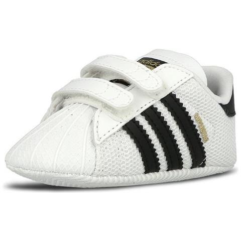 Adidas - Superstar Crib Scarpe Sportive Culla Bianche Nere 19 - ePRICE Adidas Superstar Crib Scarpe Sportive Culla Bianche Nere 19