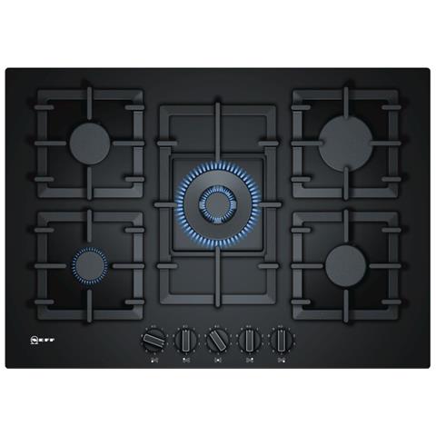 Neff - 75 Cm, Fuochi (1 Wok), Vetro Temprato, Flame Sel Taglia 5